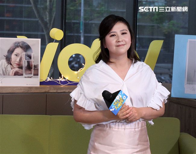 林喬安上「安安大明星」宣傳專輯。（記者邱榮吉/攝影）