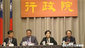 行政院會會後記者會。（記者盧素梅攝）