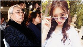 林建名,何傲兒（合成圖／翻攝自微博）