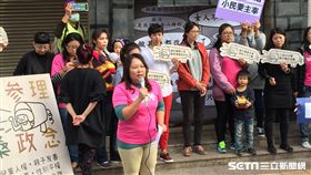 歐巴桑聯盟記者會,歐巴桑聯盟召集人張淑惠　張之謙攝