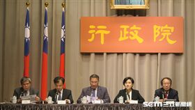 行政院會會後記者會。（記者盧素梅攝）