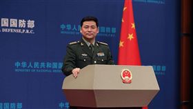 中國國防部發言人任國強,圖/翻攝自中共國防部官網