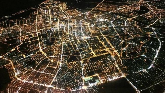 夜配聞／這張空拍夜景　鄉民一眼認出