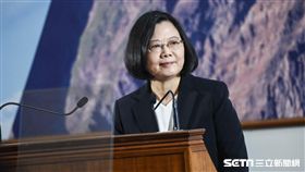 總統蔡英文2017年終媒體茶敘。 圖／記者林敬旻攝