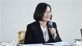 總統蔡英文2017年終媒體茶敘。 圖／記者林敬旻攝