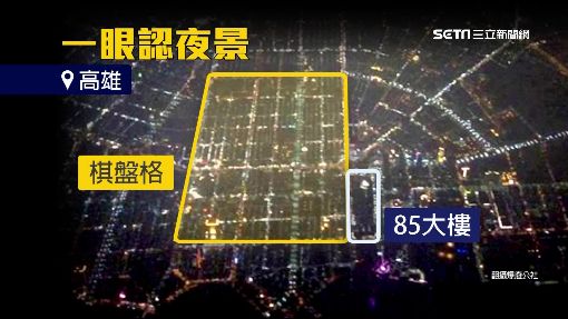 空拍夜景辨城市!高雄棋盤格 台南八卦形