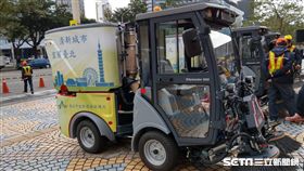 北市小型掃街車　北市環保局提供