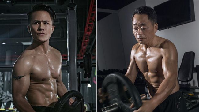 型男拉父親一起減肥　背後原因藏洋蔥