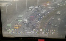 高公局提供　高速公路　塞車　路況　國道