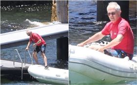 澳洲,總理,Malcolm Turnbull,橡皮艇,狗仔,開罰,媒體,救身衣,悔過書,規定,法規　圖／翻攝自YouTube https://goo.gl/jXzwQ4