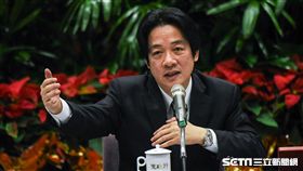 行政院長賴清德召開2017年終記者會。 圖／記者林敬旻攝