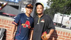 澳洲職棒陳冠任和林智勝。（圖／翻攝自陳冠任粉絲團）