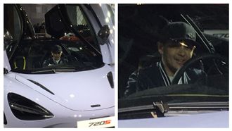 直擊／林志穎現身車展　瞄準這一台　