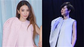 HEBE,郁可唯（合成圖／翻攝自微博）