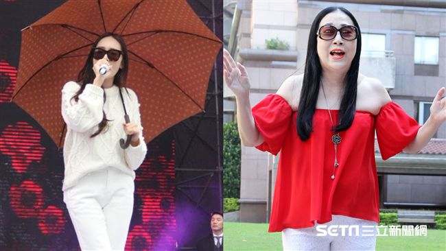 潔西卡跨年撐傘彩排　微妙撞臉許純美