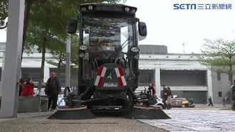 獨／1台抵4人！北市用它清跨年垃圾