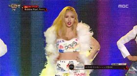 泫雅 /翻攝自MBCkpop YOUTUBE