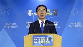 南韓統一部長趙明均（Cho Myoung-gyon）（圖／美聯社／達志影像）