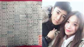 異地戀,火車票,阿雷先生的飼養員,長春,大連,理工大學,龐曉萌,六弄咖啡,戀愛,車票 圖／翻攝自微博　https://goo.gl/RZYQn9