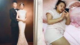 男網友出賣老婆，比照婚前婚後模樣。（圖／翻攝KL吹水站）