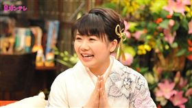 福原愛,明石家秋刀魚
圖翻攝自關西電視台推特