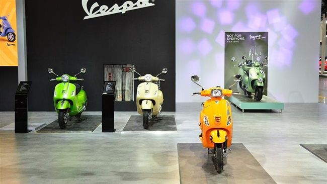 古典與科技的交錯　偉士牌車展搶眼