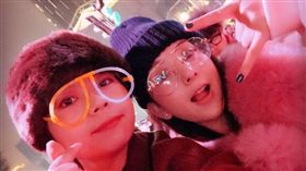 郭富城在上海新天地跨年壓軸，天王嫂方媛現身台下力挺（翻攝自方媛微博）