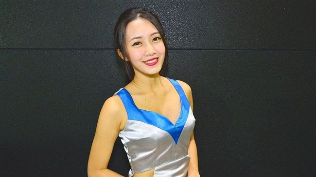 車展嬌點　現代汽車甜美車模
