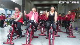 新北市,新莊,陳之漢,館長,捐贈,飛輪,新北市消防局,第二大隊,