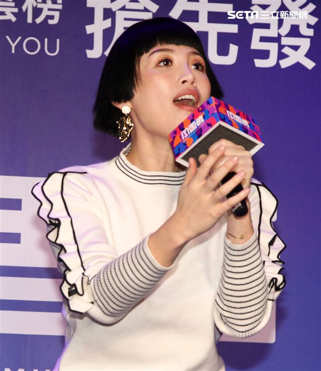 魏如萱 獲選第13屆KKBOX風雲榜年度創作精神獎。（記者邱榮吉/攝影）