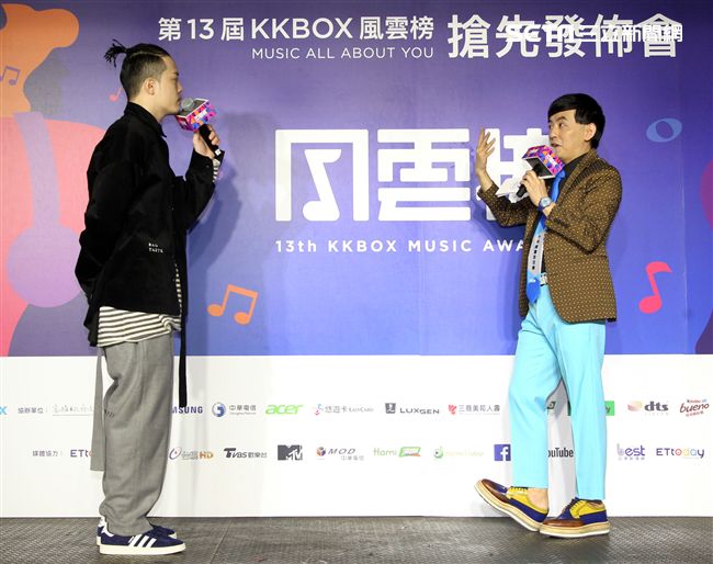 J.sheon 獲選第13屆KKBOX風雲榜年度最佳新人。（記者邱榮吉/攝影）