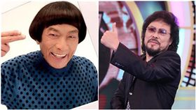 豬哥亮,張菲（合成圖/翻攝自臉書,華視提供）