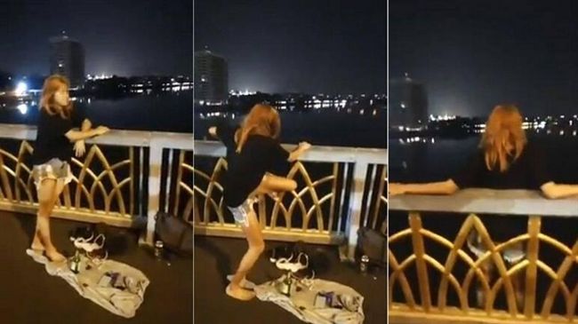 少女直播自殺跳河　司機不勸阻還遞酒