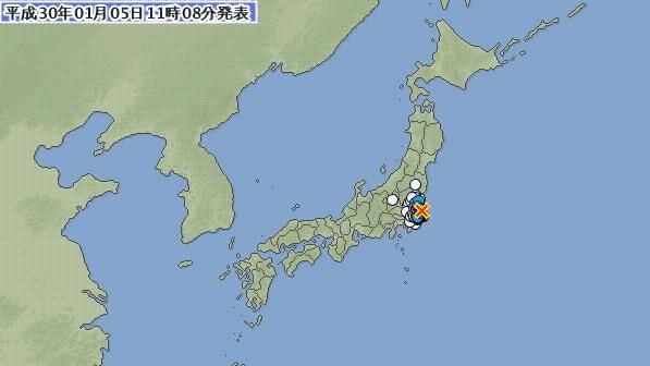日關東2縣市同時地震　氣象廳發速報