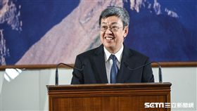 副總統陳建仁出席2017年終總統府媒體茶敘並致詞。 圖／記者林敬旻攝