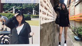 正妹,火辣,性感,韓國,健身,運動,長腿,減肥,胖妹　圖／翻攝自IG