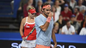 ▲費德勒與本西琪。（圖／美聯社／達志影像）