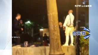 穿袈裟稱「聖僧」　男中山站大醉鬧警