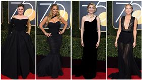 金球獎、禮服／美聯社／達志影像