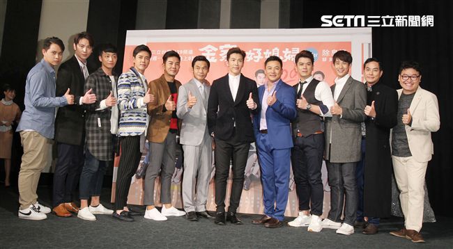 黃少祺、高宇蓁、曾莞婷、江宏恩、謝承均、韓瑜出席八點檔連續劇「金家好媳婦」首映會。（記者邱榮吉/攝影）