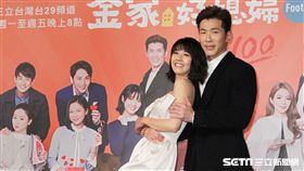 黃少祺、高宇蓁、曾莞婷、江宏恩、謝承均、韓瑜出席八點檔連續劇「金家好媳婦」首映會。（記者邱榮吉/攝影）