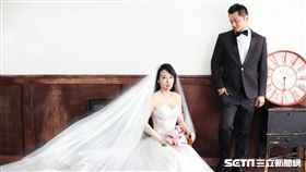 于婕,陳鳳,結婚/畢獅國際娛樂提供
