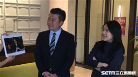 徐巧芯、中和市議員參選人張志豪 盧冠妃攝