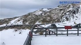 合歡山下雪