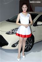 性感車模Amy yen。（記者邱榮吉/攝影）