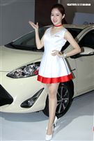 性感車模Amy yen。（記者邱榮吉/攝影）