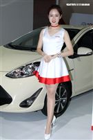 性感車模Amy yen。（記者邱榮吉/攝影）