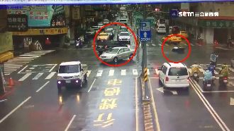 騎士「犁田」滑進車底　差幾公分爆頭