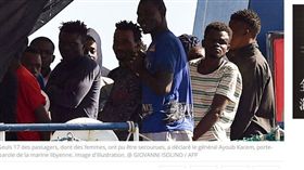 利比亞,船難,沈船,移民（圖／翻攝自Europe1）http://www.europe1.fr/international/migrants-une-centaine-de-disparus-en-mediterranee-3541937