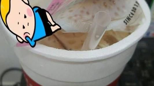 30元飲料杯膜爆了　重封多付15元